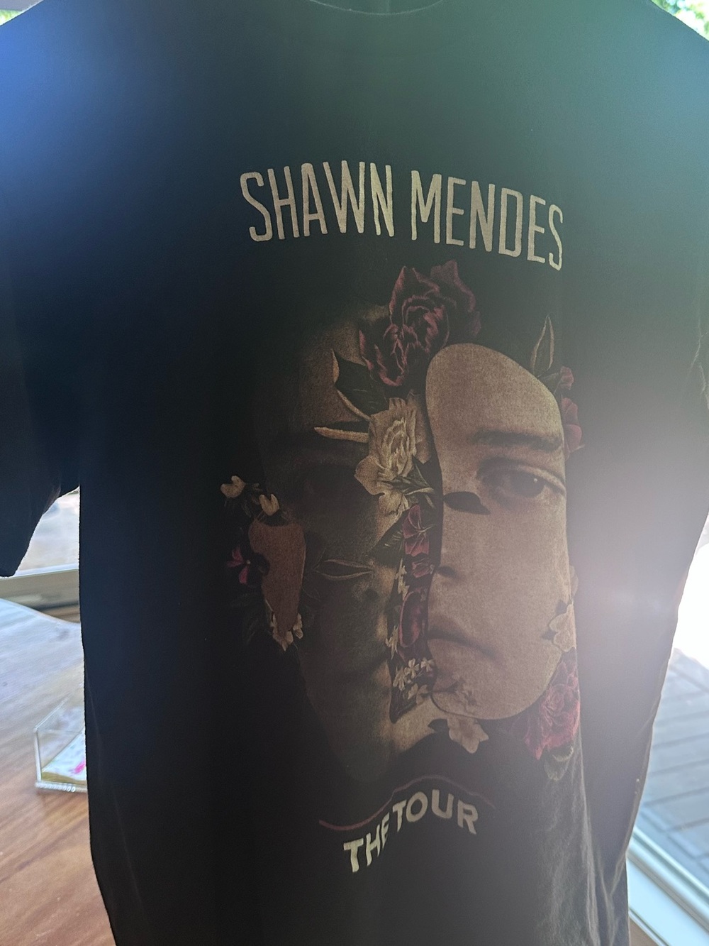 Shawn Mendes The Tour 2019 T Shirt Mens Medium Black Concert Graphic Band Tee
